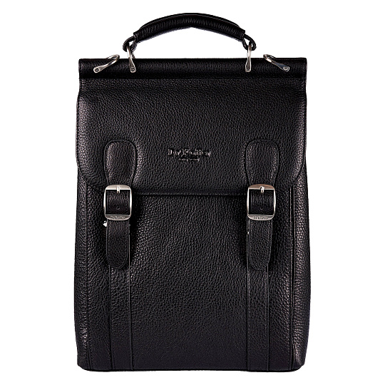 Сумка планшет Dr.Koffer из натуральной кожи черный