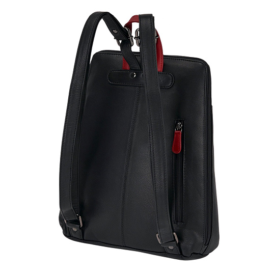 Рюкзак Dr.Koffer из натуральной кожи черный