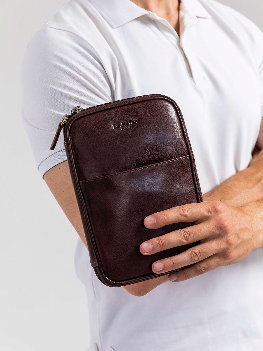 Папка для документов Dr.Koffer из натуральной кожи