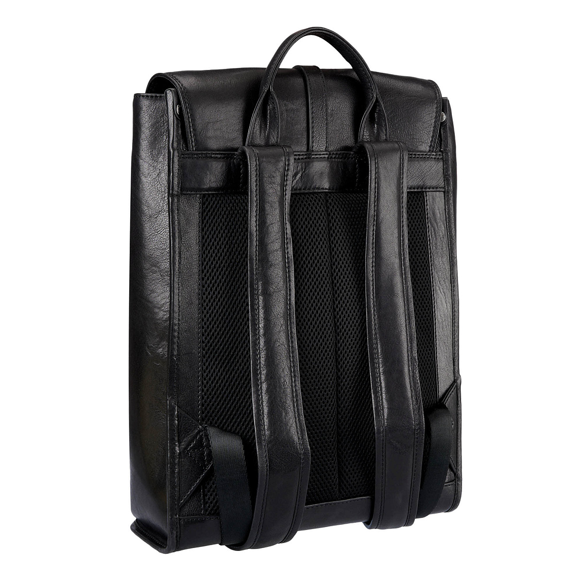 Рюкзак Dr.Koffer из натуральной кожи черный