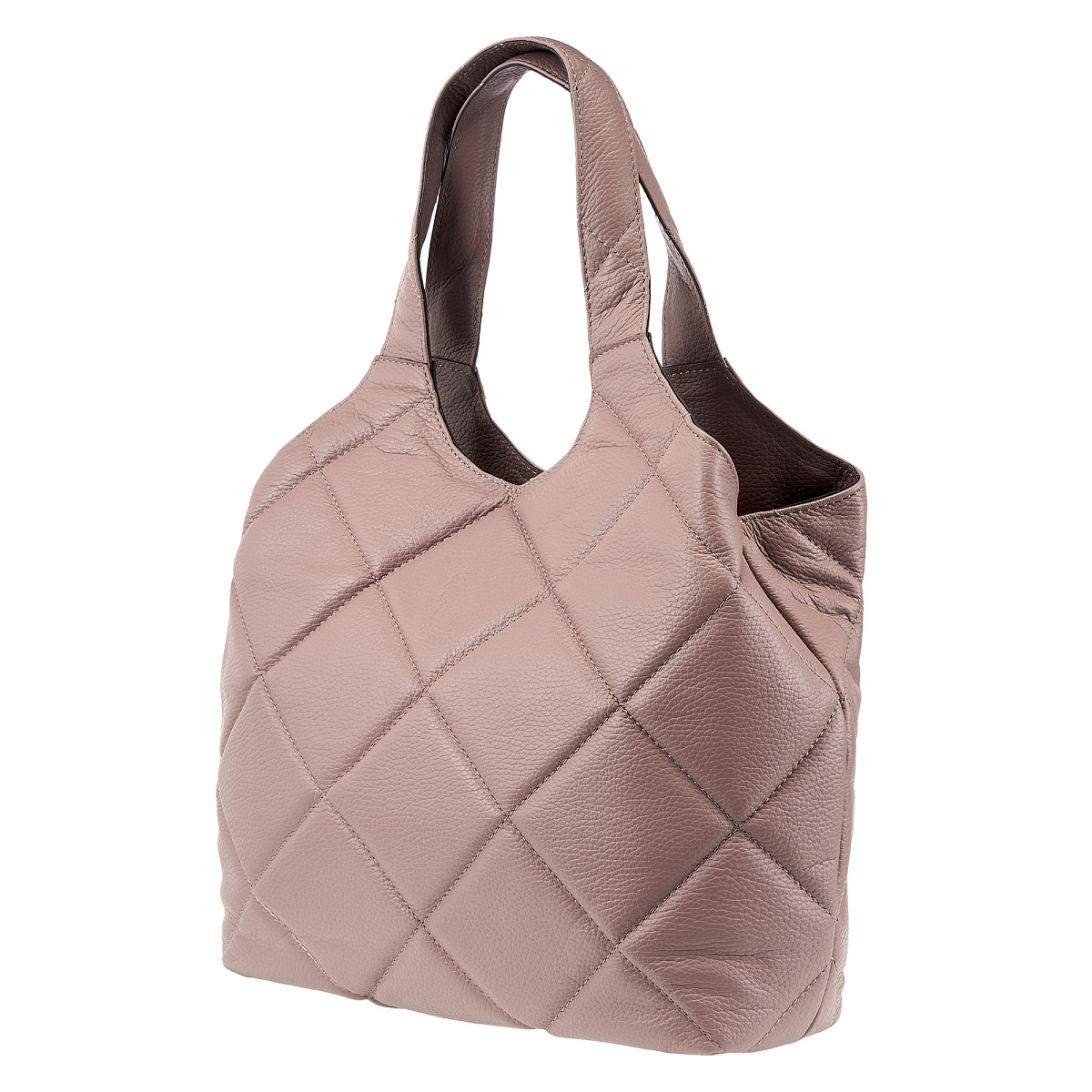 Женская сумка Dr. Koffer из натуральной кожи розовая