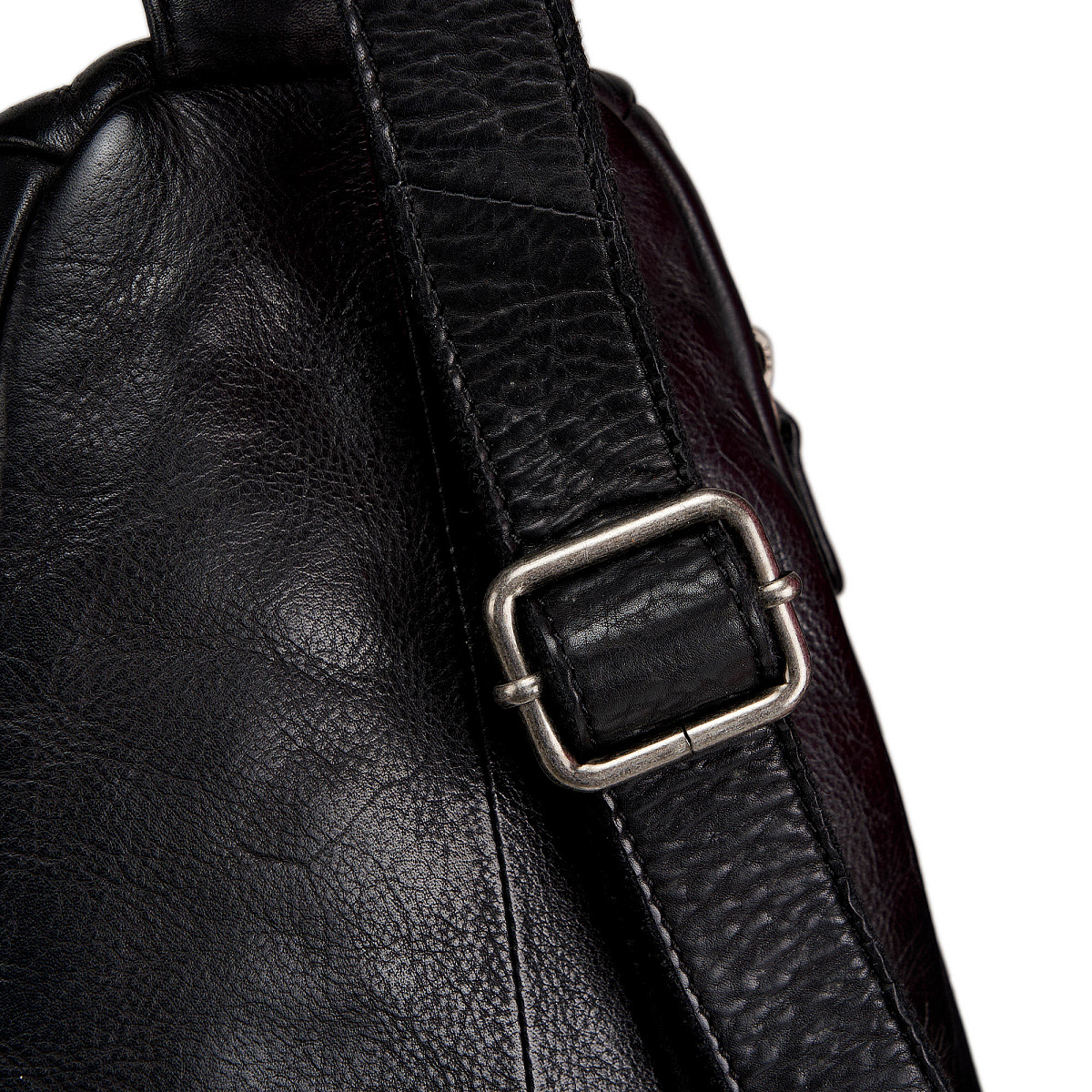 Рюкзак Dr.Koffer из натуральной кожи черный