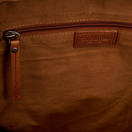 Рюкзак Dr.Koffer из натуральной кожи светло-коричневый