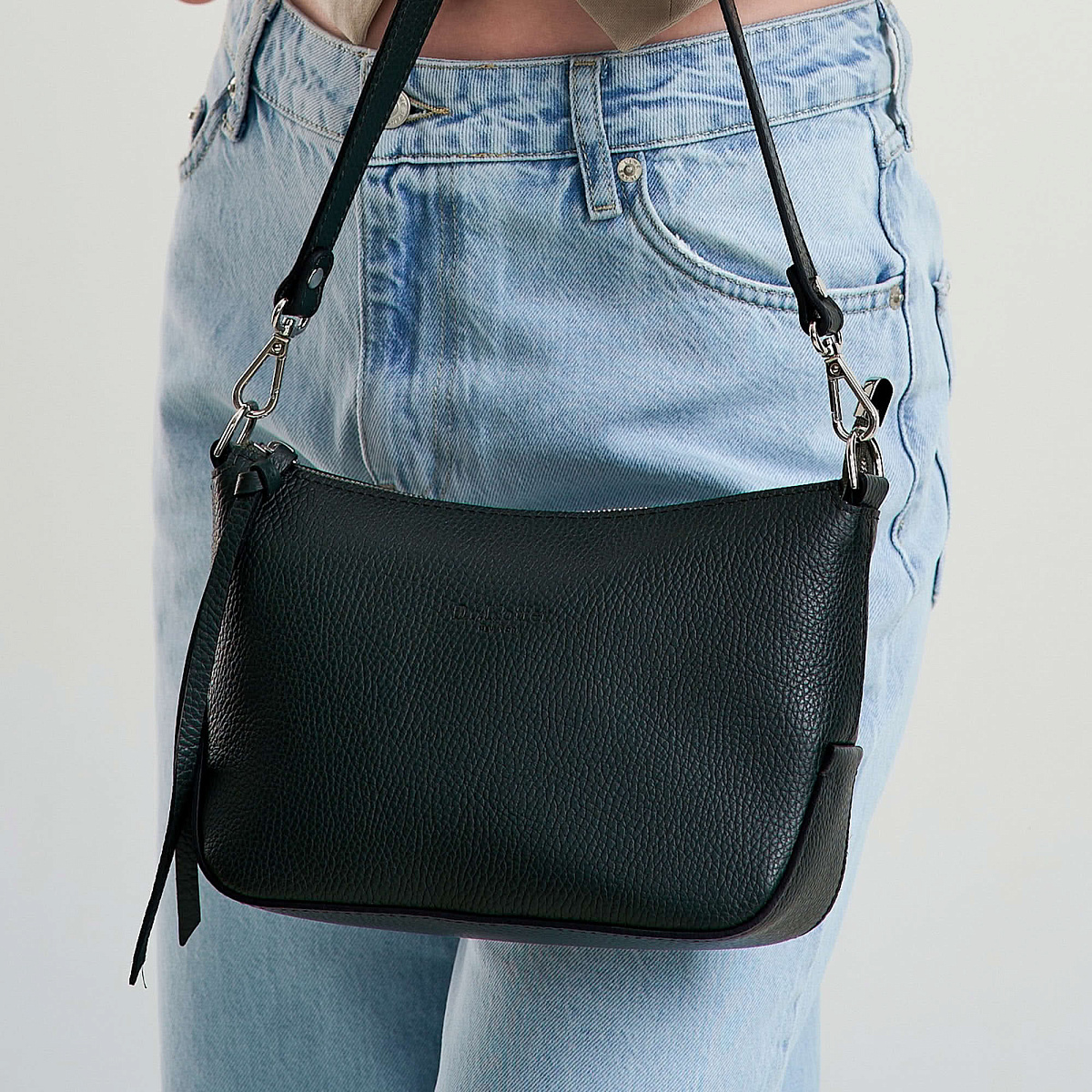 Женская сумка Dr. Koffer из натуральной кожи зеленая