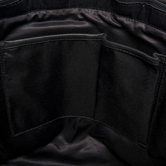 Женская сумка Dr.Koffer из натуральной кожи чёрная