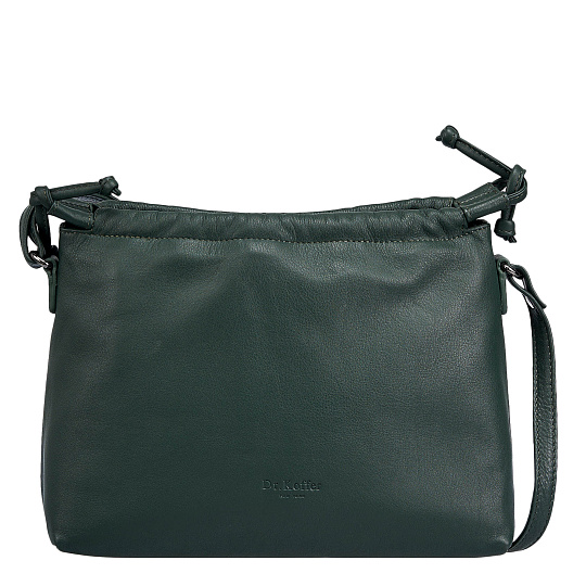 Женская сумка Dr.Koffer из натуральной кожи зеленая