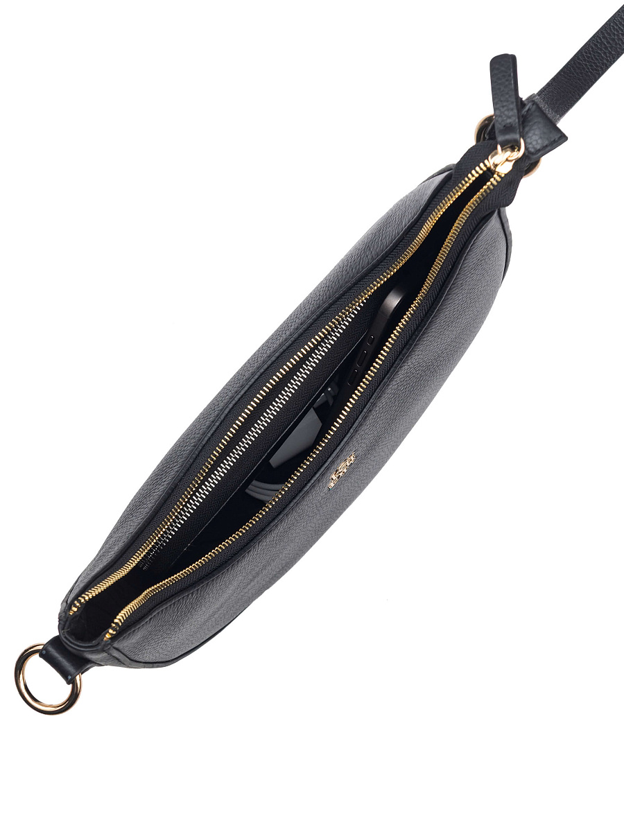 Женская сумка Dr. Koffer из натуральной кожи черная