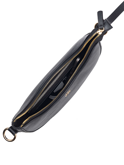 Женская сумка Dr. Koffer из натуральной кожи черная