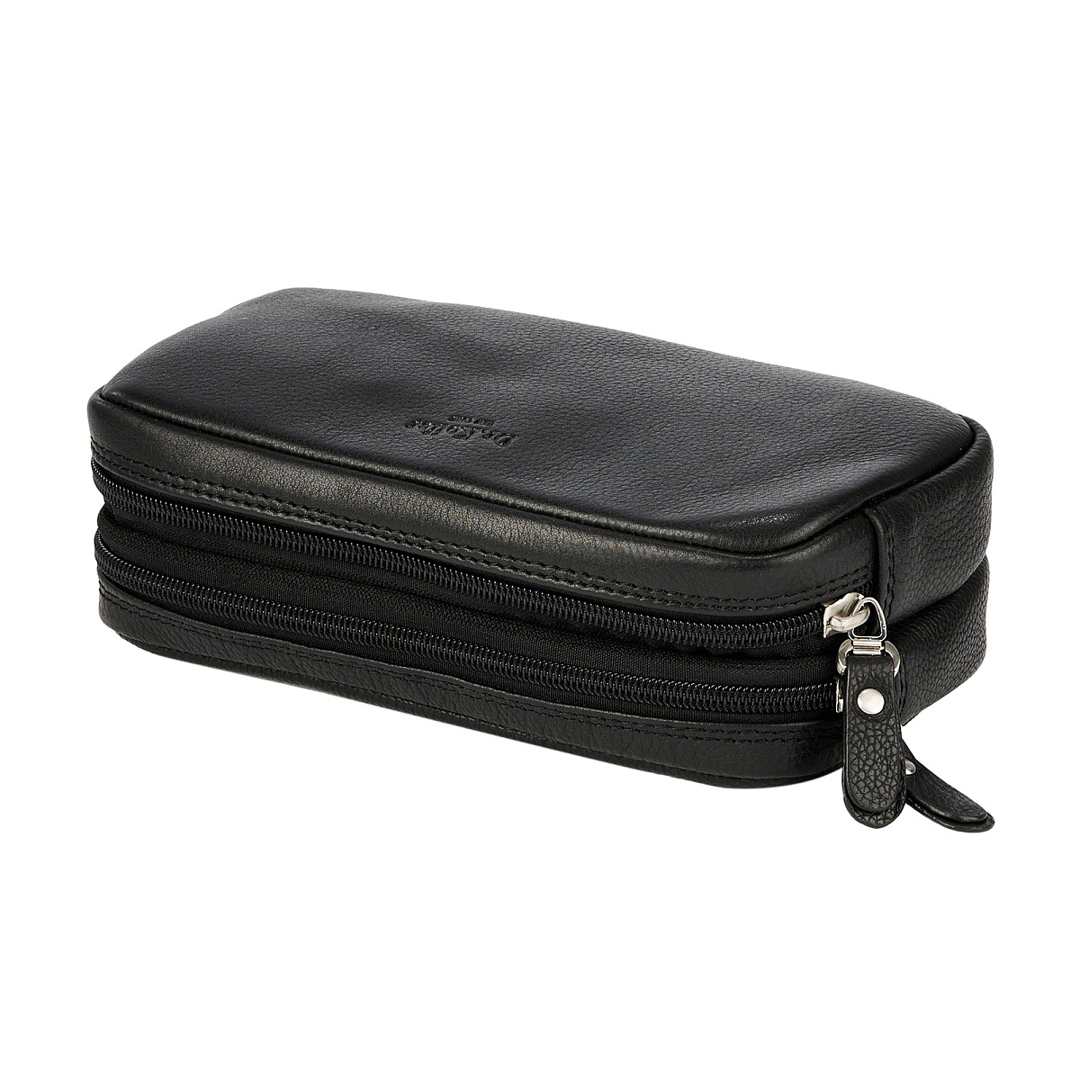 Несессер Dr. Koffer из натуральной кожи черный