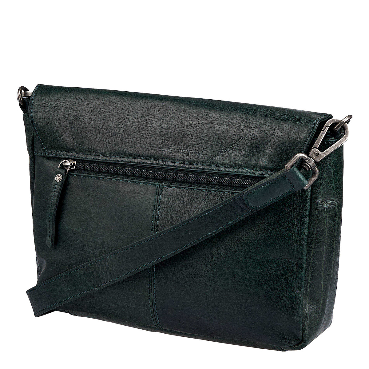 Женская сумка Dr.Koffer из натуральной кожи зеленая