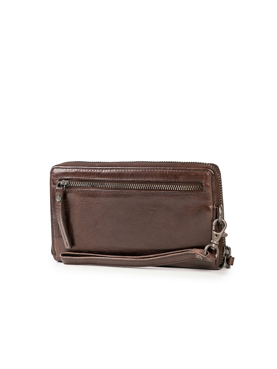 Портмоне Dr.Koffer из натуральной кожи коричневое