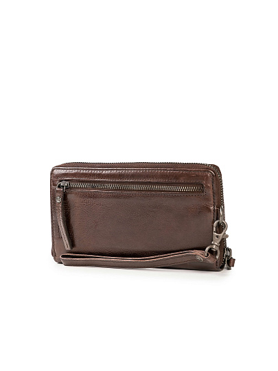 Портмоне Dr.Koffer из натуральной кожи коричневое