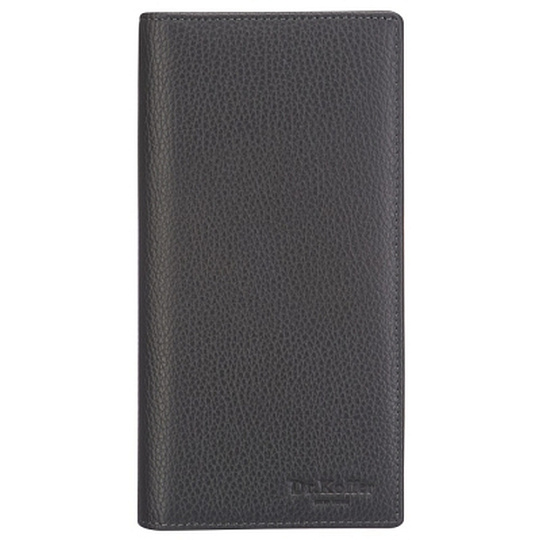 Портмоне Dr.Koffer из натуральной кожи серое