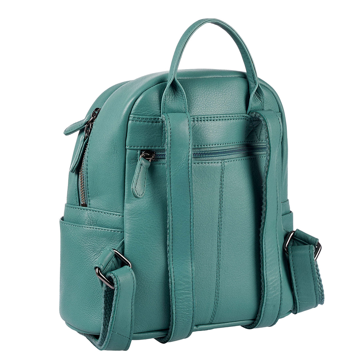 Рюкзак Dr.Koffer из натуральной кожи зеленый