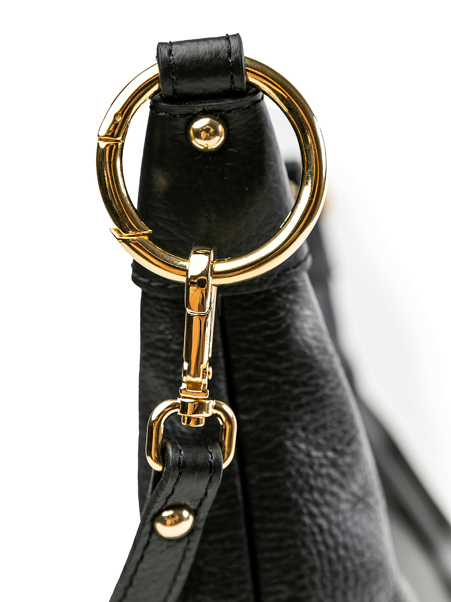 Женская сумка Dr.Koffer из натуральной кожи черная