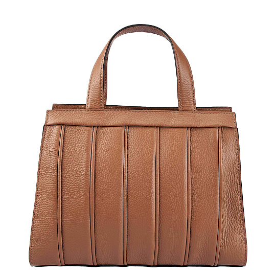 Женская сумка Dr. Koffer из натуральной кожи коричневая