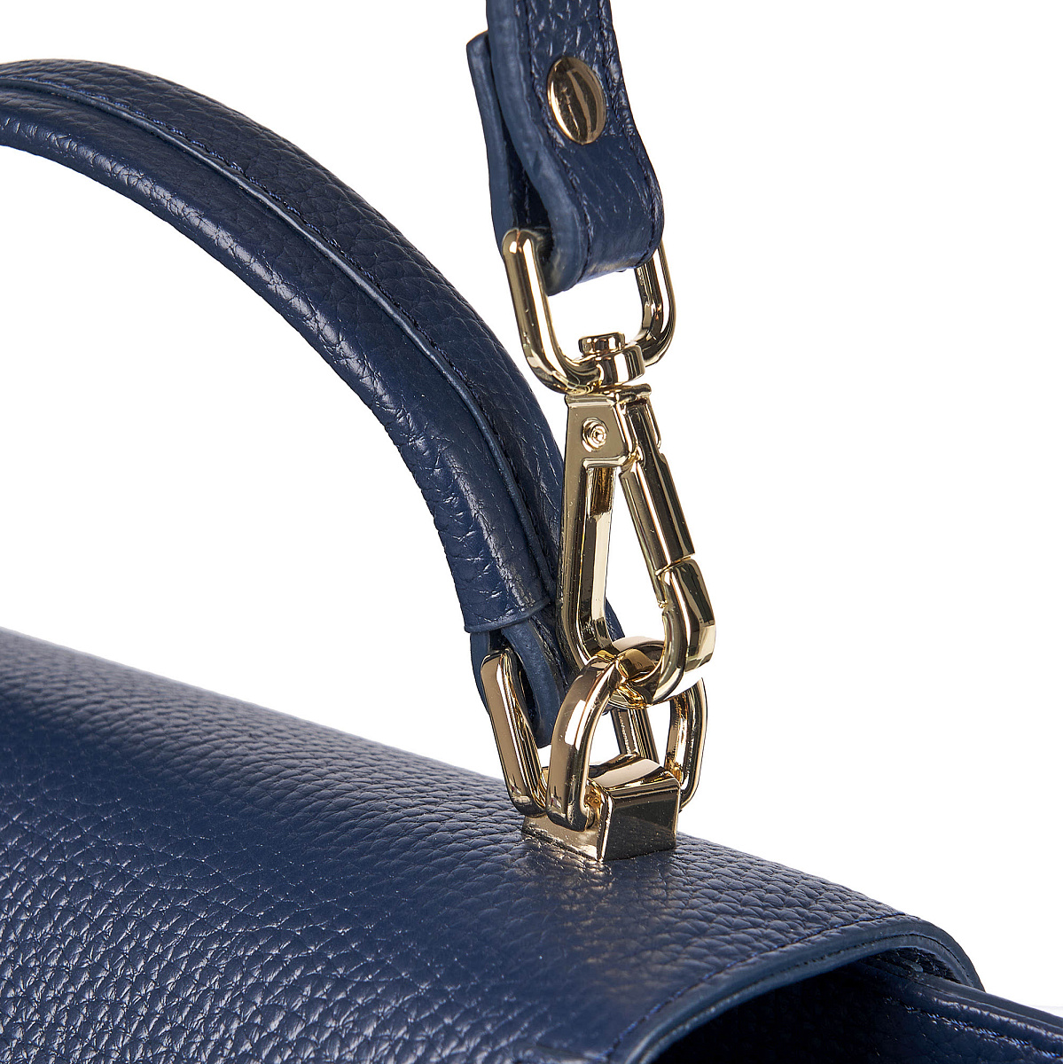 Женская сумка  Dr. Koffer из натуральной кожи синяя