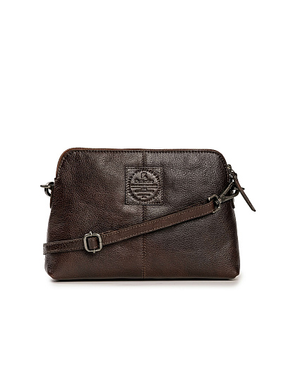 Женская сумка Dr.Koffer из натуральной кожи коричневая