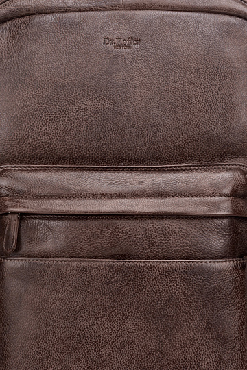 Рюкзак Dr. Koffer из натуральной кожи коричневый
