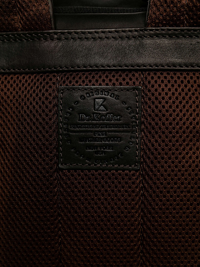 Рюкзак Dr.Koffer из натуральной кожи коричневый