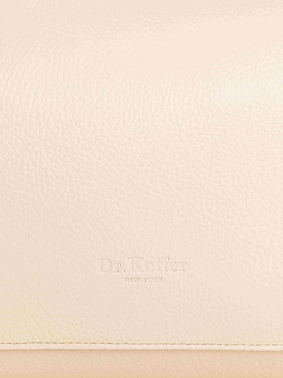 Женская сумка Dr. Koffer из натуральной кожи белая