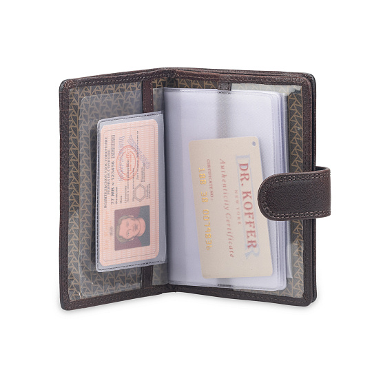 Обложка для паспорта/автодок из натуральной кожи Dr.Koffer