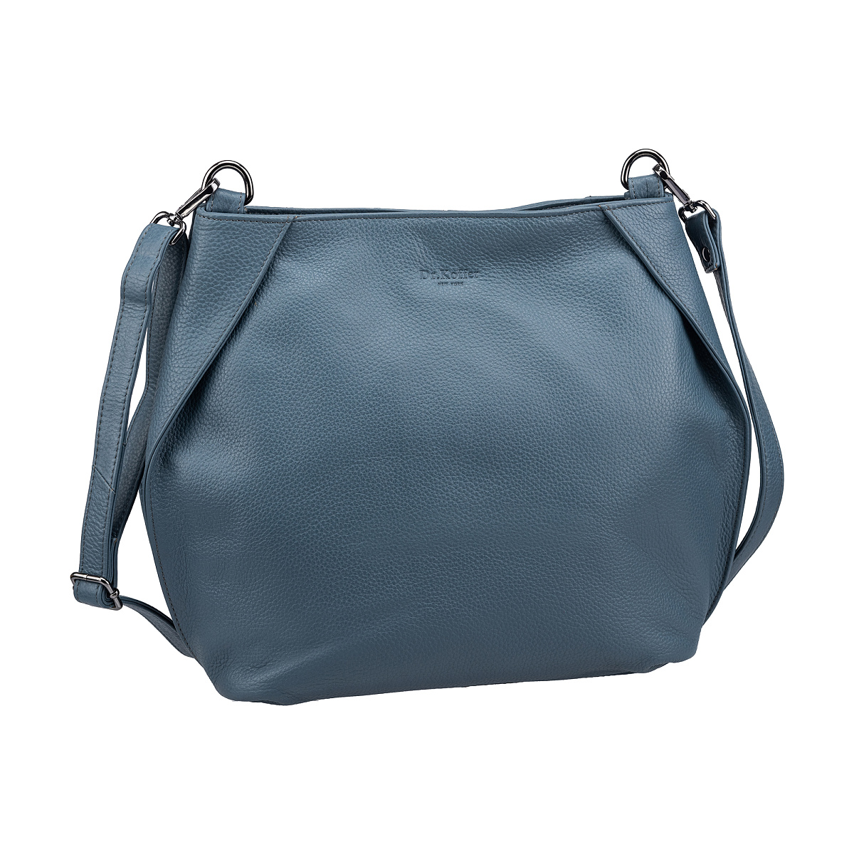 Женская сумка Dr.Koffer из натуральной кожи голубая