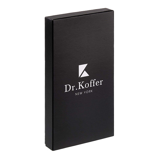 Портмоне Dr.Koffer из натуральной кожи черное