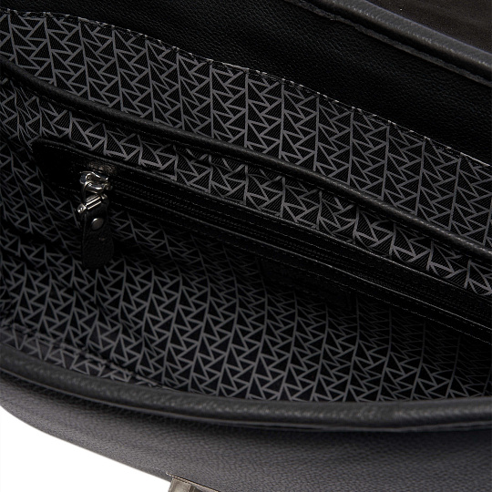 Портфель Dr.Koffer из натуральной кожи черный