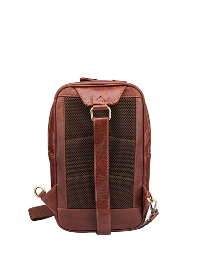 Рюкзак Dr.Koffer из натуральной кожи светло-коричневый