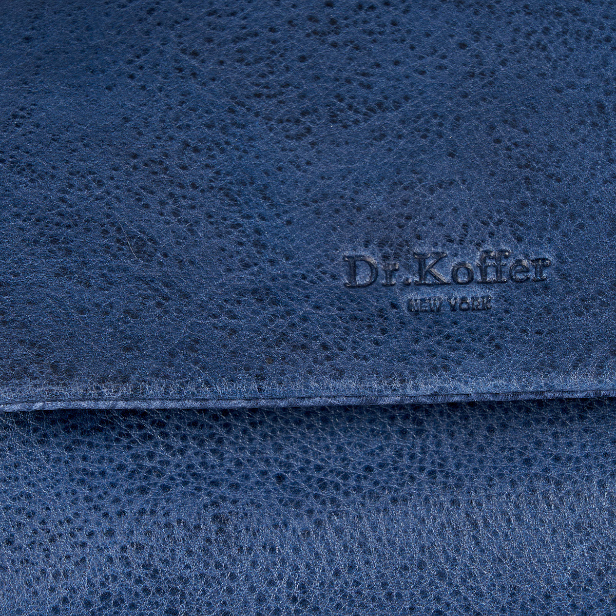 Портмоне Dr.Koffer из натуральной кожи синее