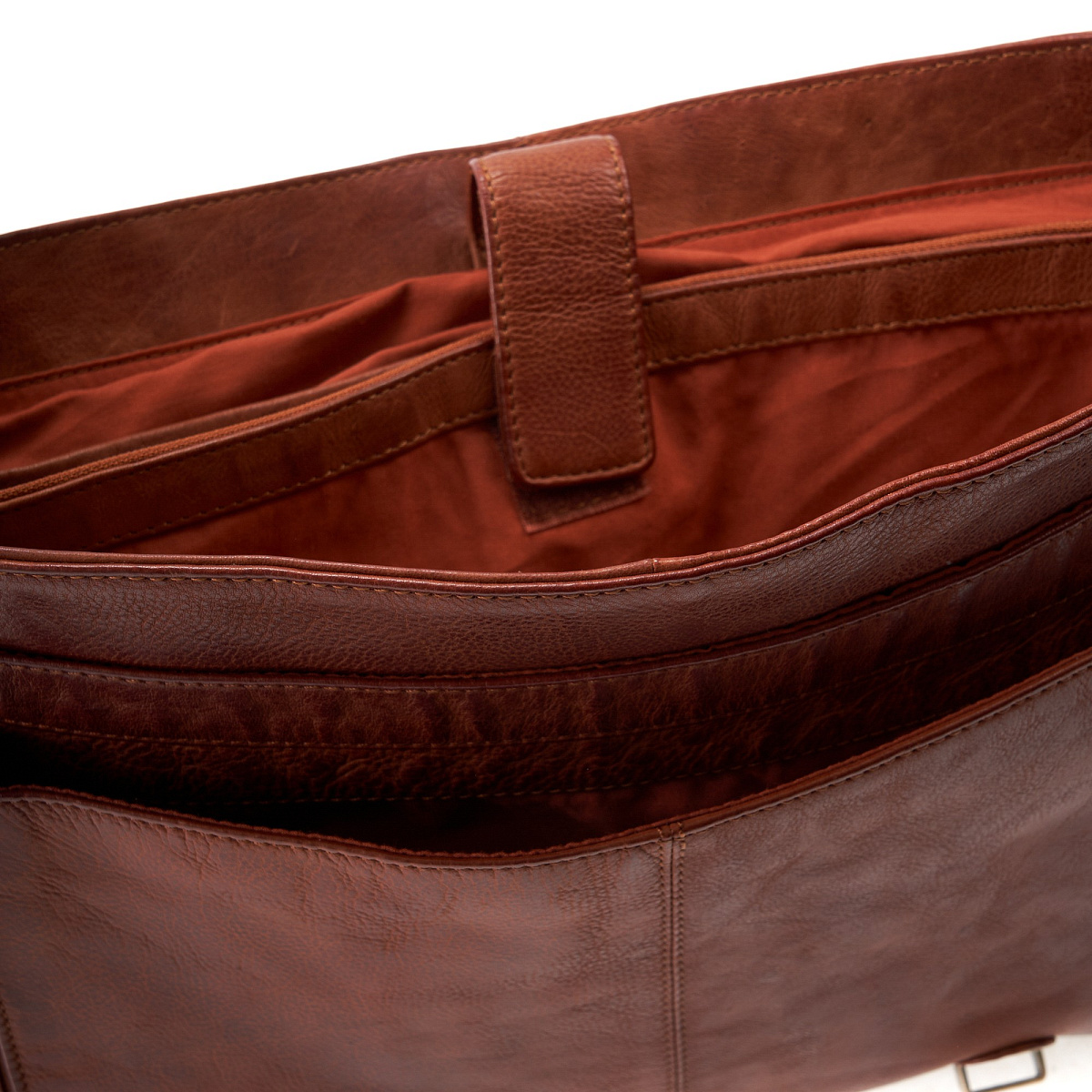 Портфель Dr.Koffer из натуральной кожи светло-коричневый