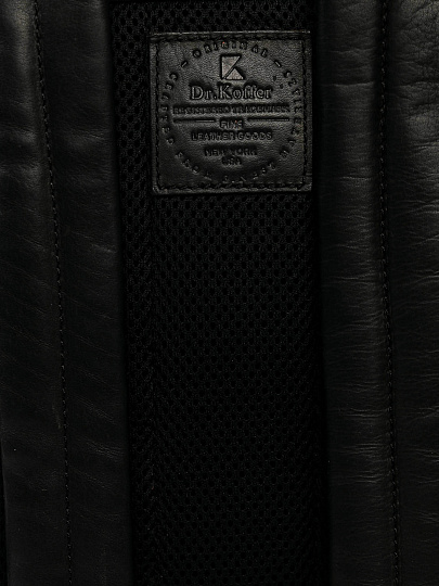 Рюкзак Dr.Koffer из натуральной кожи черный