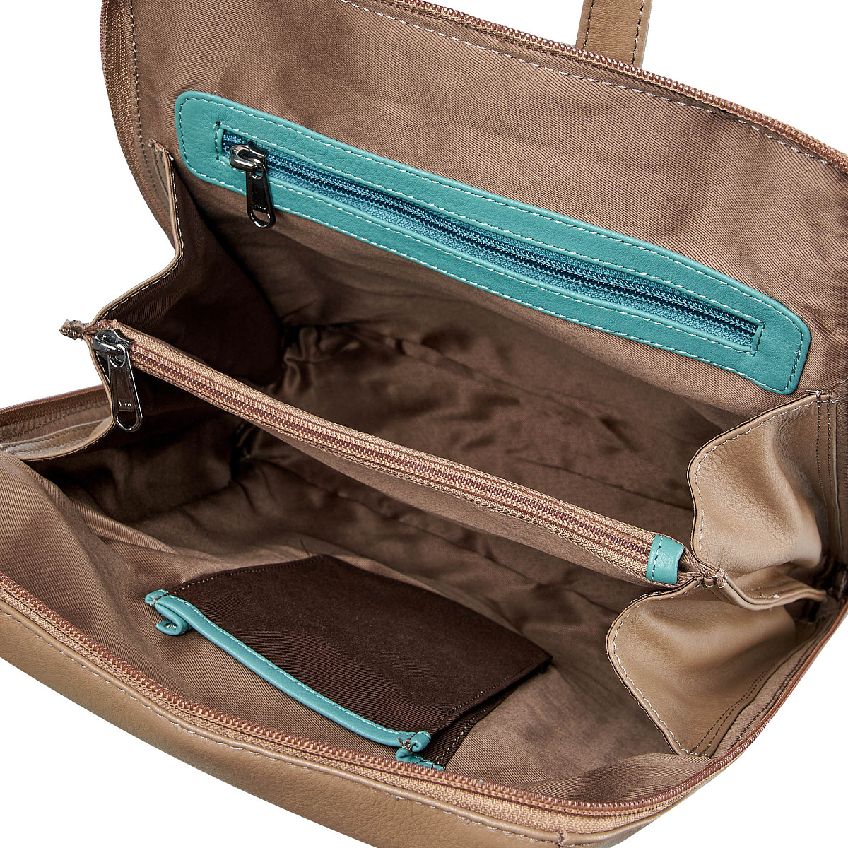 Рюкзак Dr.Koffer из натуральной кожи бежевый