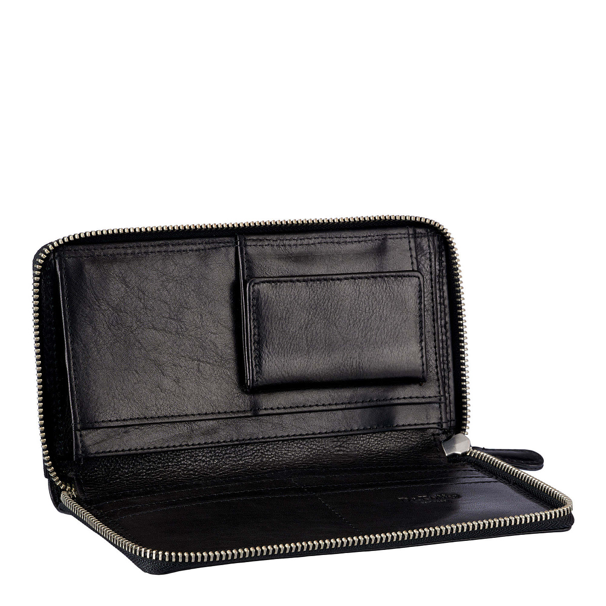 Портмоне Dr.Koffer из натуральной кожи черное