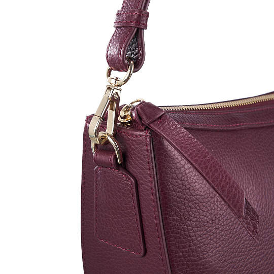 Женская сумка  Dr. Koffer из натуральной кожи бордовая