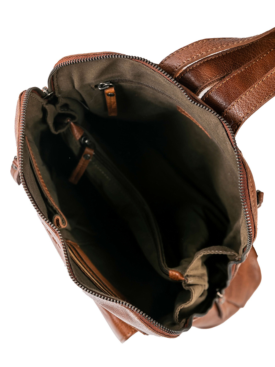 Рюкзак Dr.Koffer из натуральной кожи коричневый