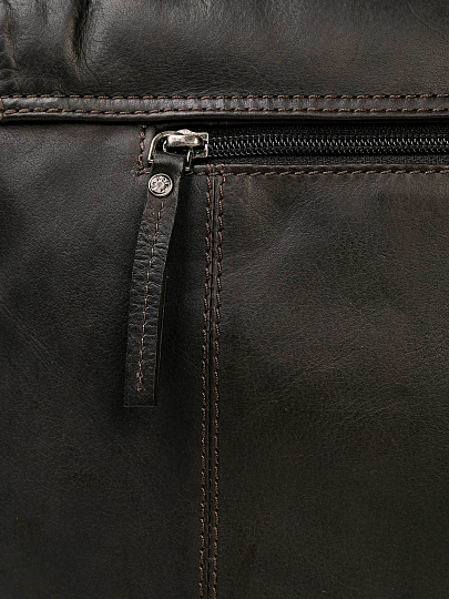 Портфель Dr.Koffer из натуральной кожи коричневый