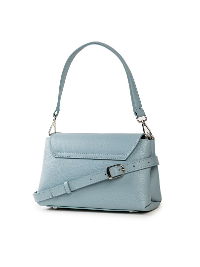 Женская сумка Dr. Koffer из натуральной кожи голубая