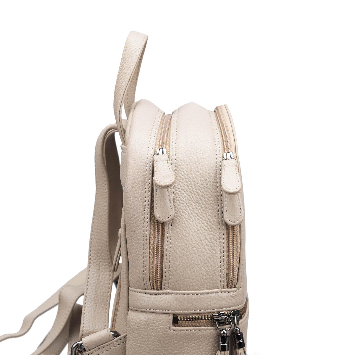 Рюкзак Dr.Koffer из натуральной кожи белый