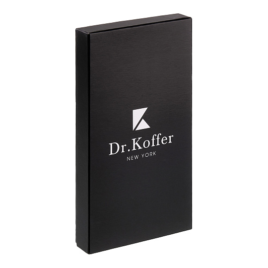 Портмоне Dr.Koffer из натуральной кожи черное