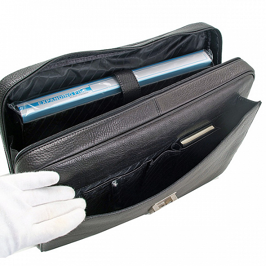 Классический портфель с язычковым замком Dr.Koffer P402293-02-04