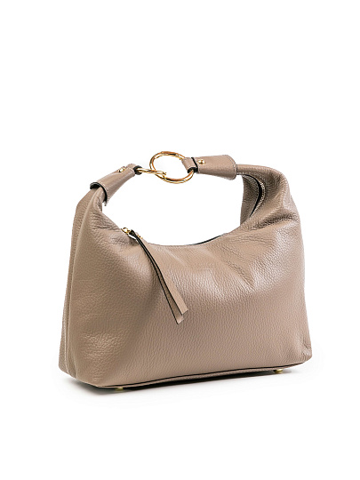 Женская сумка Dr.Koffer из натуральной кожи светло-бежевая