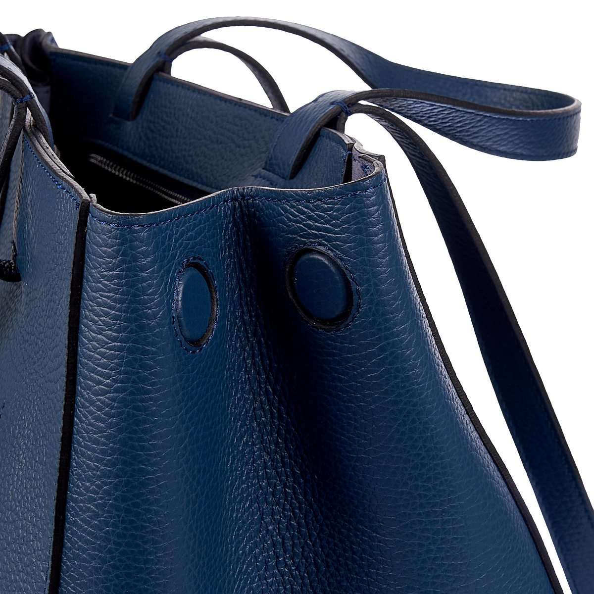 Женская сумка Dr. Koffer из натуральной кожи синяя