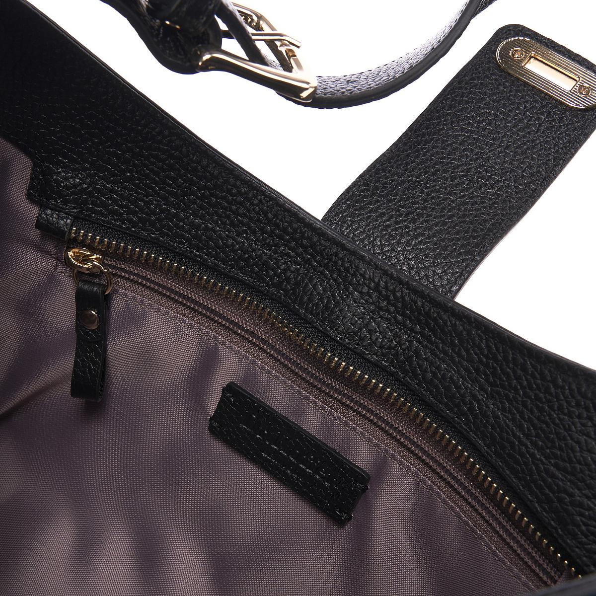 Женская сумка Dr. Koffer из натуральной кожи черная