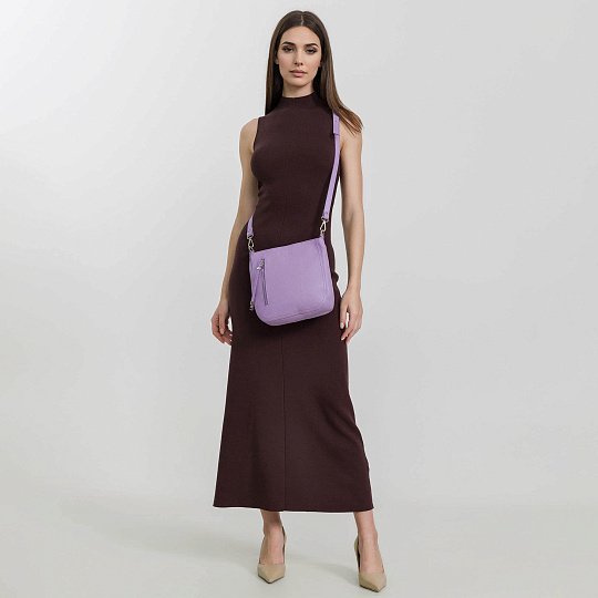 Женская сумка Dr. Koffer из натуральной кожи розовая