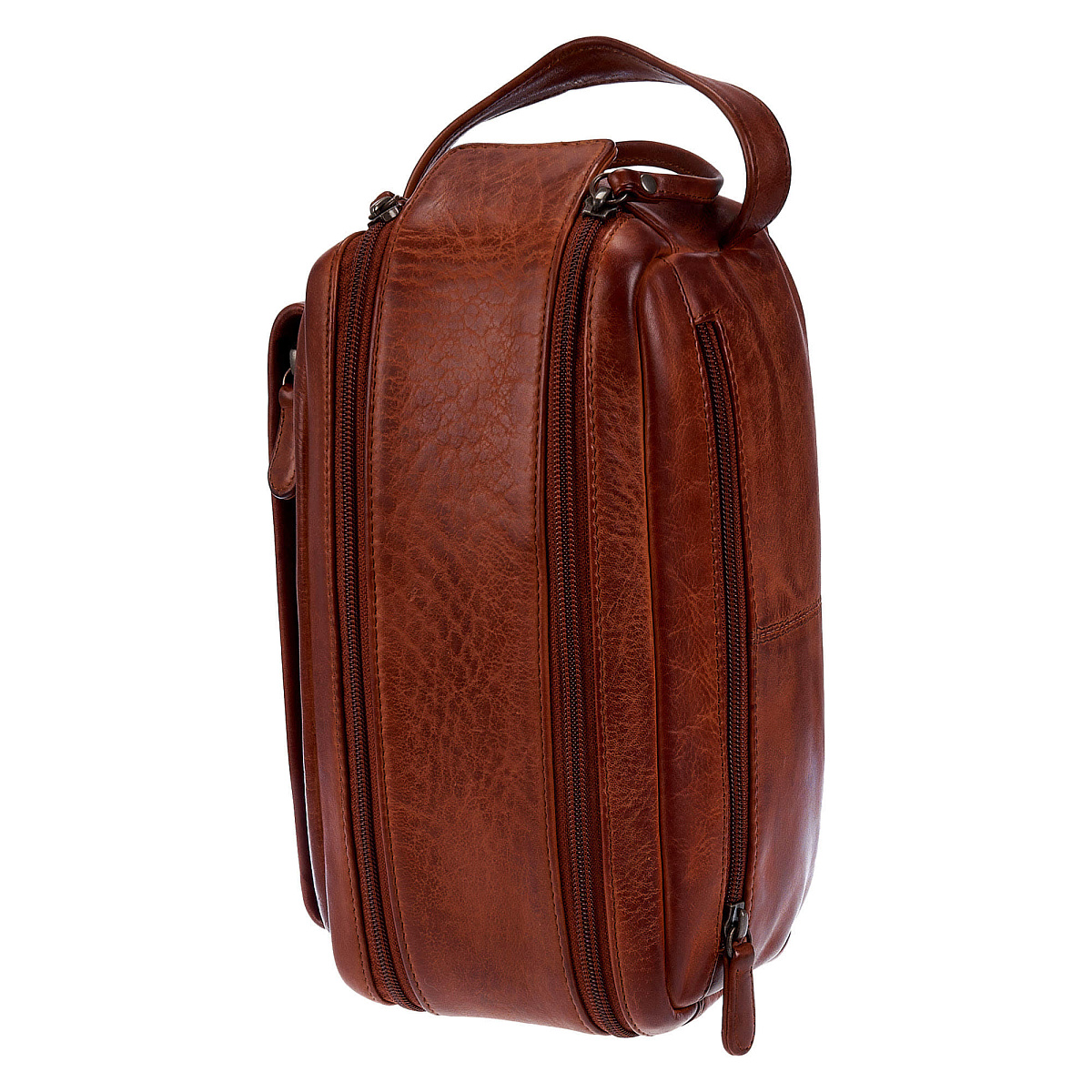 Несессер Dr.Koffer из натуральной кожи коричневый