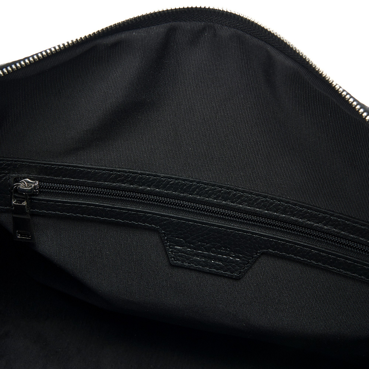 Сумка дорожная Dr. Koffer из натуральной кожи черная