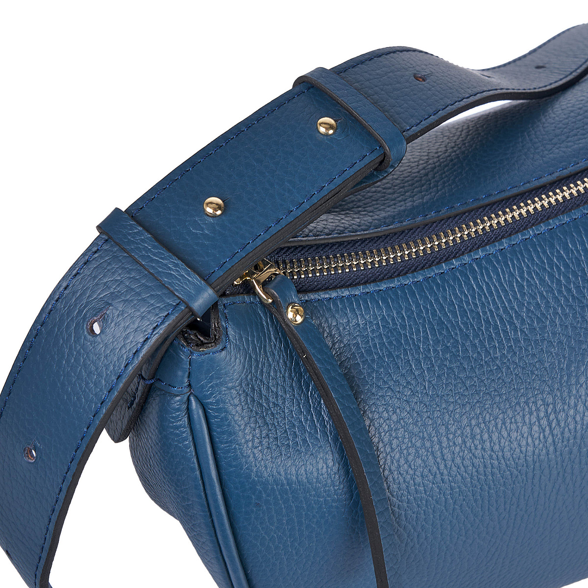 Женская сумка Dr. Koffer из натуральной кожи синяя