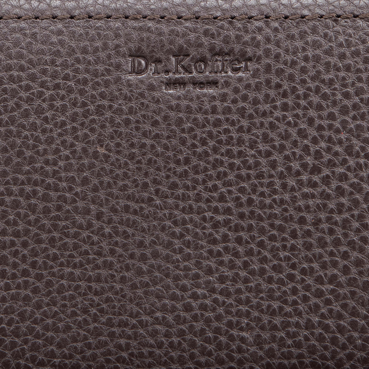 Портмоне Dr.Koffer из натуральной кожи коричневое
